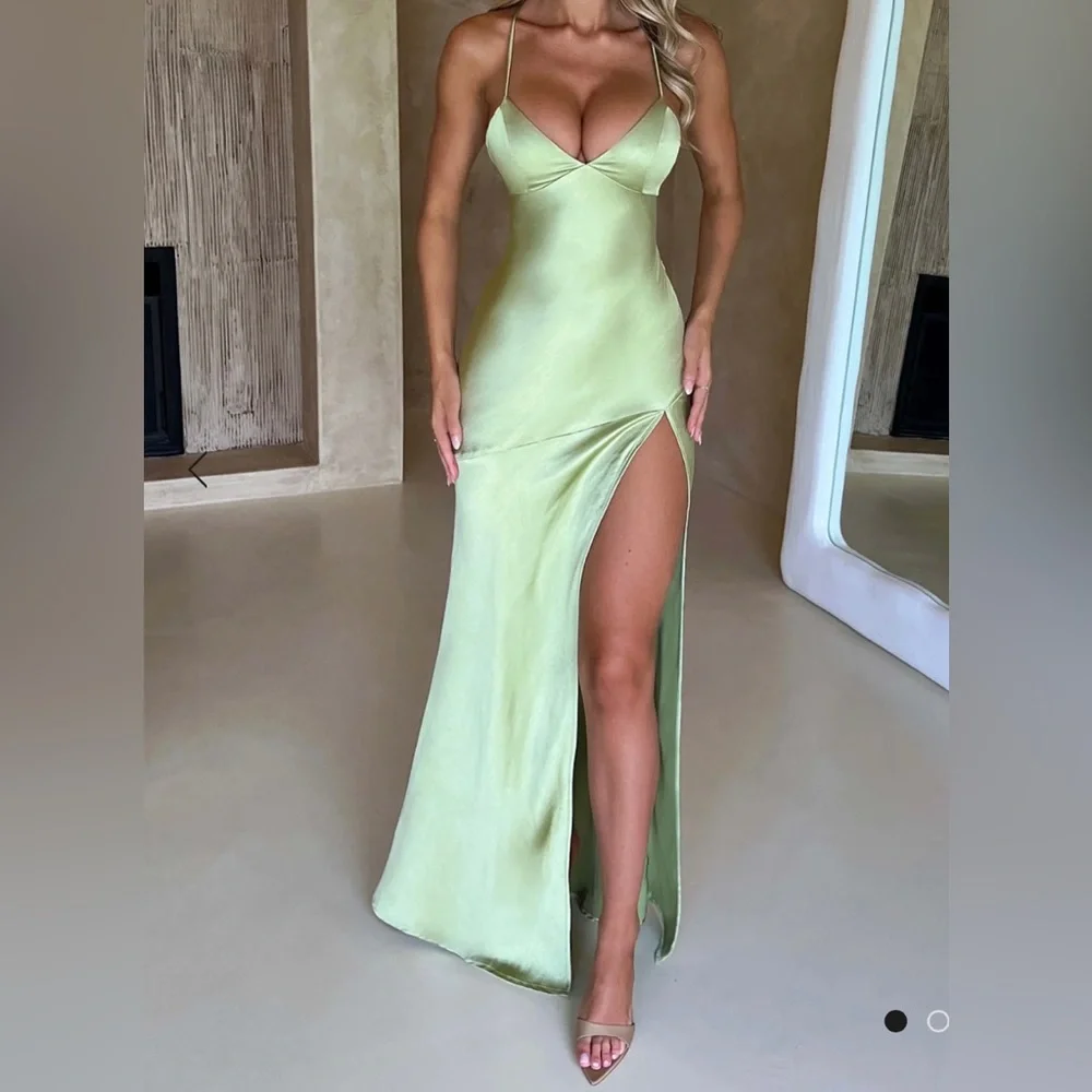 SAGE (light green) maxi dress (M) NEW!!! - Picture 1 of 5